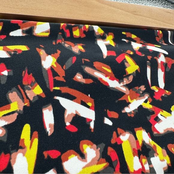 Aerie Offline Goals High Waisted Black Multicolor Abstract Leggings Size S - Picture 11 of 13